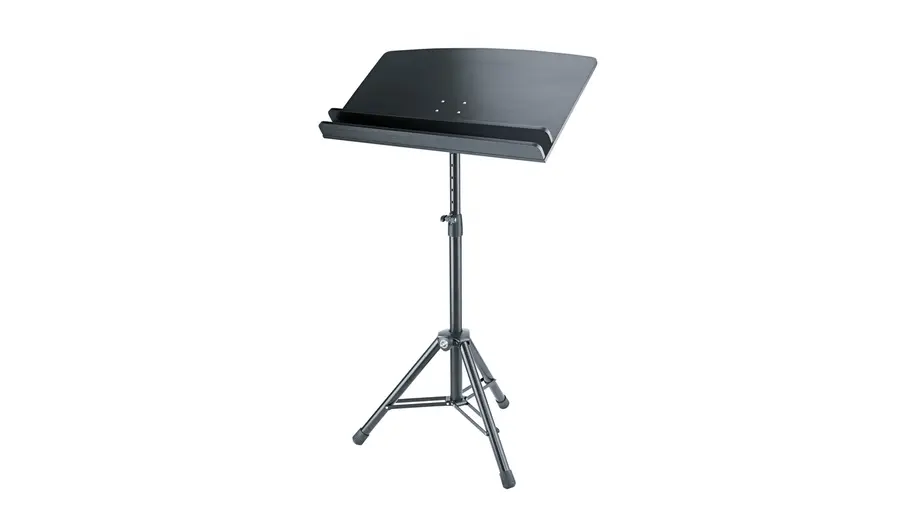 K&M 12335 Orchestra conductor stand desk beech Sort 2 shelves.  800 x 465 mm 