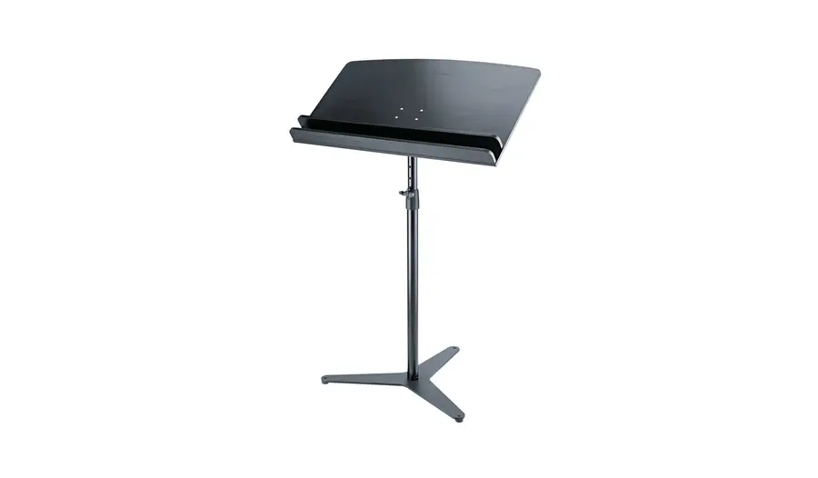 K&M 12335 Orchestra conductor stand desk beech Sort 2 shelves.  800 x 465 mm 