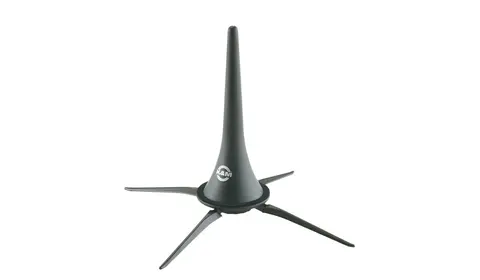 K&amp;M 15222 Clarinet stand, black plastic peg, fits A and B clarinets