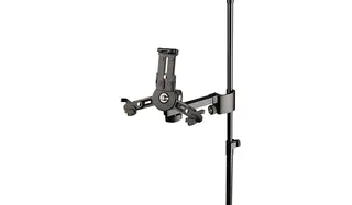 K&amp;M 19796 Nettbrett/PC-Stativ, Sort Universal Tablet Holder, 30mm klemme