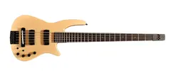 NS DESIGN CR5-BG-NAS 5st Elbass Headless Fretted - Natural Stained