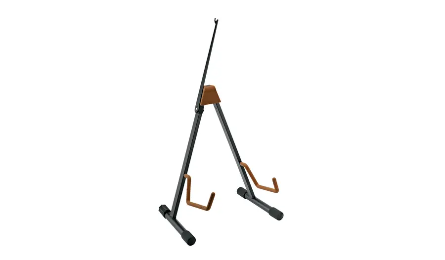 K&M 14130 Cello Stand, cork with bow holder, Support Width:285-450mm 