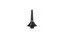 K&amp;M 15214 Trumpet peg, Black plastic peg with felt pads, incl. peg adapter 15281
