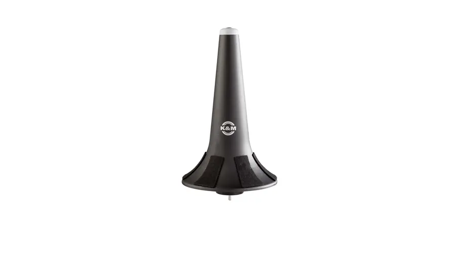 K&M 15244 Flugelhorn peg, black plastic peg with felt pads 