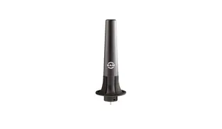 K&amp;M 15294 Soprano saxophone peg, black plastic peg with felt pads