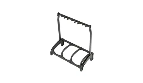K&amp;M 17513 Guardian 3 Gitarstativ for 3 Ensfarget sort for 3 gitarer