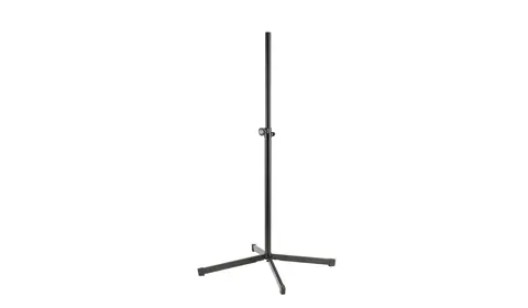 K&amp;M 19500 Høyttalerstativ, sort Flatt fotavtrykk, H: 1240/1940mm, ø 35mm