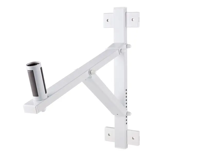 K&M 24110 Veggstativ for høyttaler, hvit Screw-on wall mount, up to 50 kg 