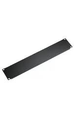 K&amp;M 49413 Panel, 3U black Steel panel, black