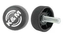 K&amp;M 01-82-948-55 Skrue M6x22 mm Riflet skruehode med logo