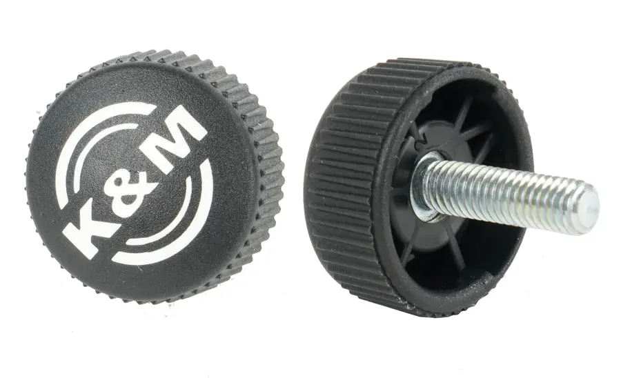 K&M 01-82-948-55 Skrue M6x22 mm Riflet skruehode med logo 
