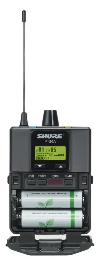 Shure PSM300 Premium In-Ear Receiver H20 (518-542MHz) P3RA 