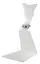 Genelec 8020-320W L-formet stativplate hvit for 8020