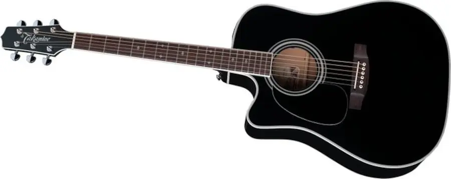 Takamine EF341SC-LH Left hand Dreadnought, Solid Cedar,Laminated Maple 