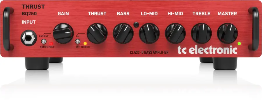 TC Electronic BQ250 250 Watt Portable Bass Head with Mosfet Preamp 