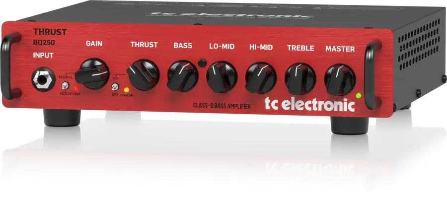 TC Electronic BQ250 250 Watt Portable Bass Head with Mosfet Preamp 