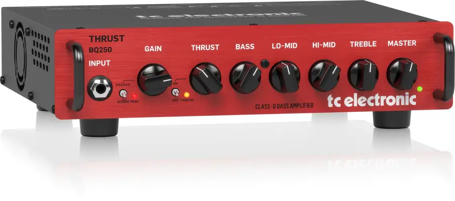 TC Electronic BQ250 250 Watt Portable Bass Head with Mosfet Preamp 