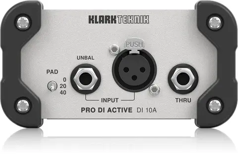Klark Teknik DI-10A PRO DI ACTIVE Active DI, w/ Midas Transformer