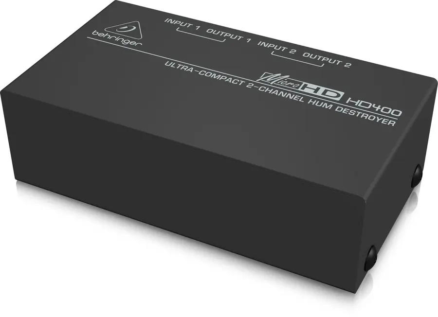 Behringer HD400 MICROHD Ultra-kompakt 2-kanals hum destroyer 