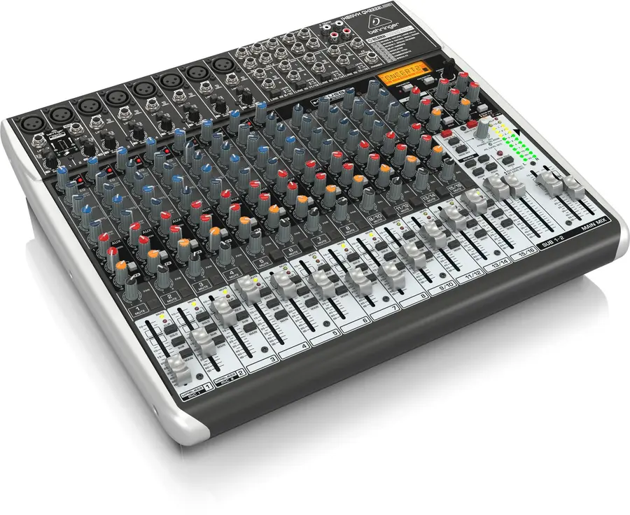 Behringer Xenyx QX2222USB Premium Mixer 22-Input 2/2-Bus, KLARK TEKNIK Multi-FX 