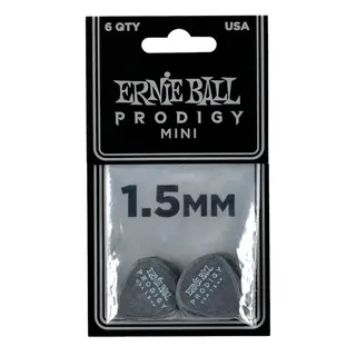 Ernie Ball EB-9200 Prodigy plekter Black 3S,High Perfromance 6-pakning