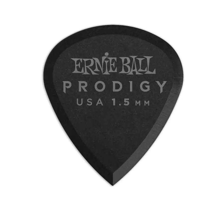 Ernie Ball EB-9200 Prodigy plekter Black 3S,High Perfromance 6-pakning 