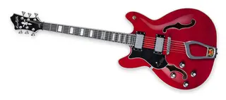 Hagstrom Viking Lefthand Wild Cherry Transparent