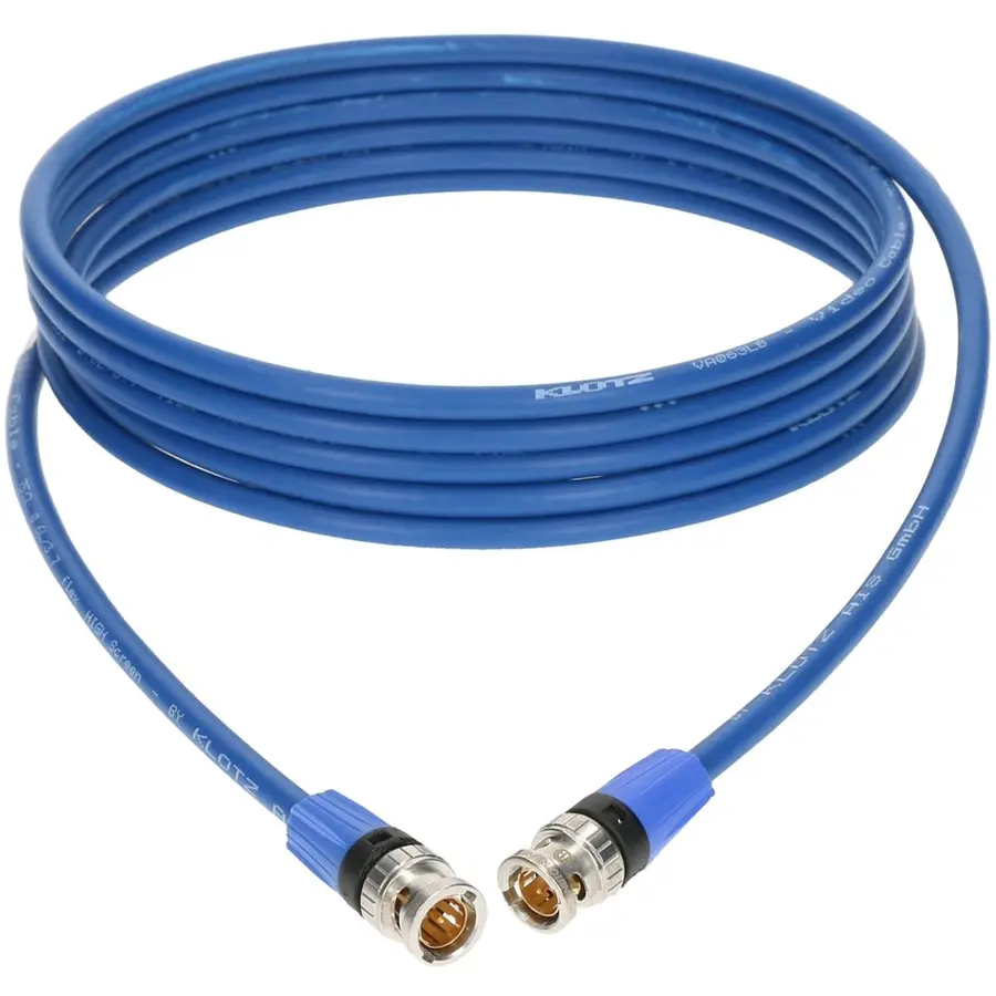 Klotz SWCN0100BL BNC-kabel 10m, Wordclock/digitallyd 