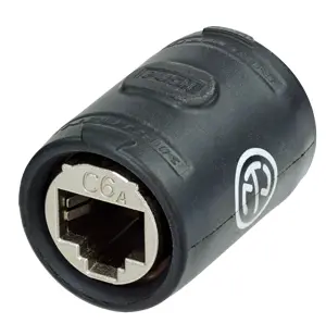 Neutrik EtherCON RJ45 Cat6A feedthrough coupler IP65 