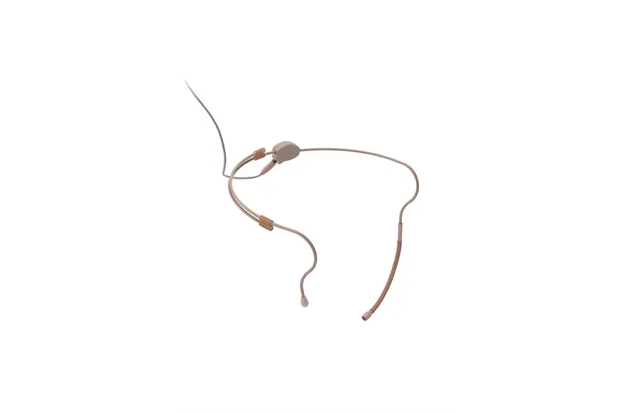JTS CM-214T small hodebøylemikrofon Omni Beige farge - Justerbar, avtagbar kabel 