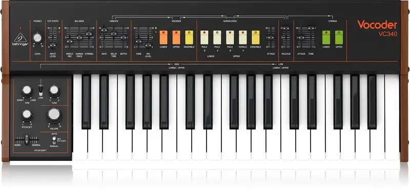 Behringer Vocoder VC340 Authentic analog vocoder 