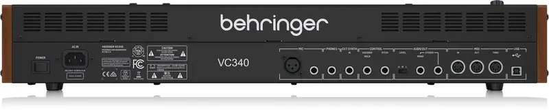 Behringer Vocoder VC340 Authentic analog vocoder 
