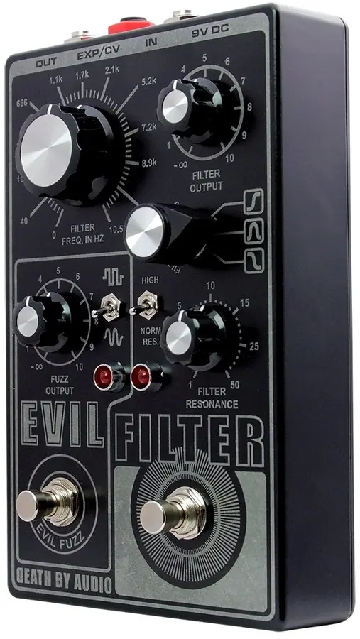 Death By Audio Evil Filter Psycho HP/BP/LP Filter with switchable Fuzz 