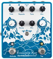 EarthQuaker devices Avalanche Run V2 Stereo Reverb &amp; Delay with Tap Tempo