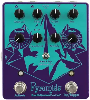 EarthQuaker devices Pyramids Stereo Flanging Device