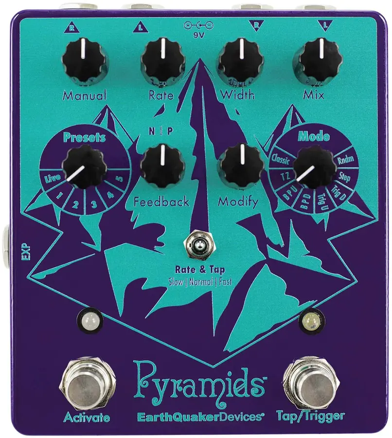 EarthQuaker devices Pyramids Stereo Flanging Device 