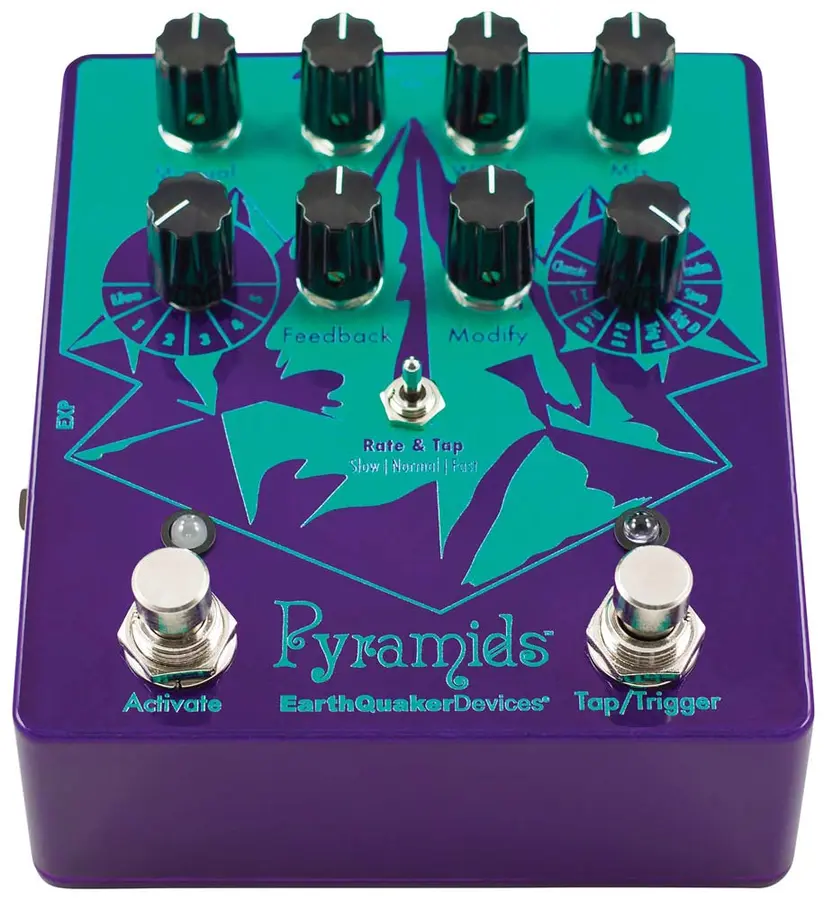 EarthQuaker devices Pyramids Stereo Flanging Device 