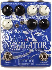 emma electronic Navigator Delay Versatile multi-head Delay with TapTempo
