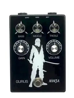 Gurus NINJA Hi-Voltage Tube Distortion Pedal