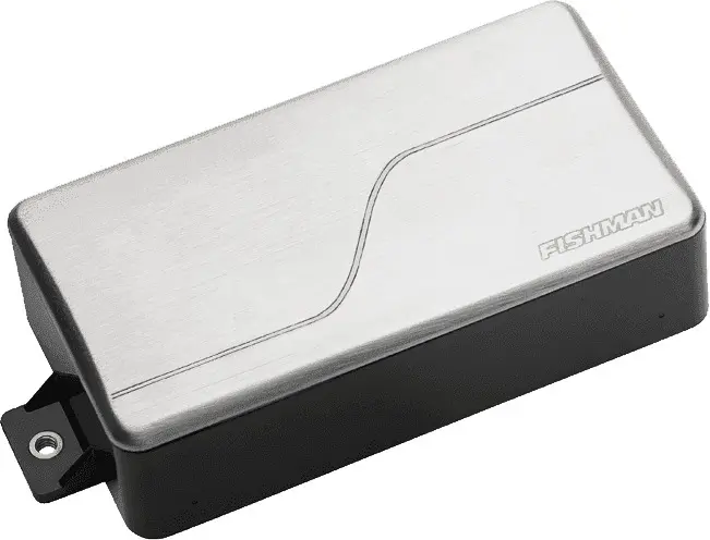 Fishman Fluence Modern Humbucker Ceramic, Brushed Stainless (PRF-MHB-CR1) 