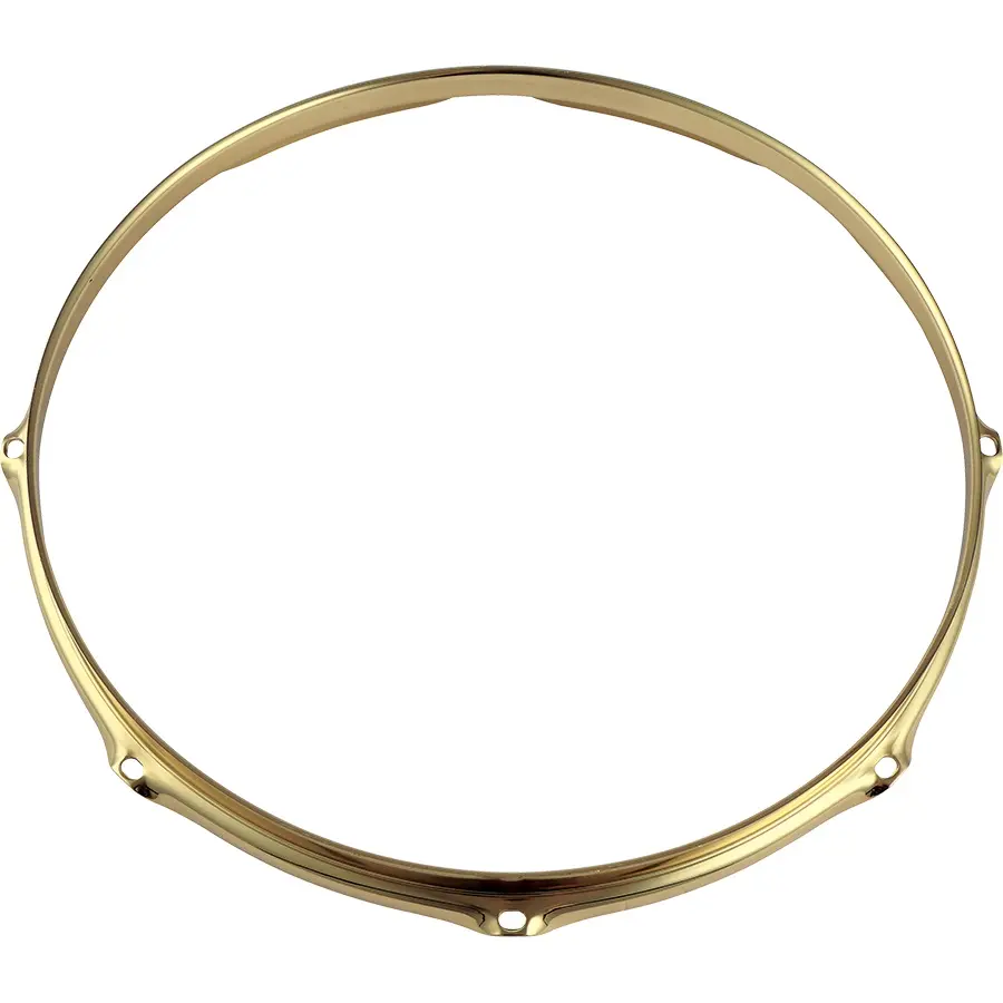Tama MSP14-8 Brass Mighty Hoop 14" snare, Batter 