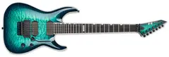 ESP E-II Horizon FR-7 Black Rurquoise Burst, Quilted Maple