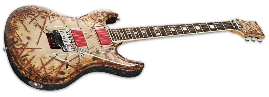 ESP E-II RZK-I Burnt Richard Z. Kruspe Signature 