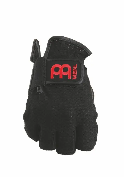 Meinl MDGFL-L Trommehansker, Large Black, u/fingre 