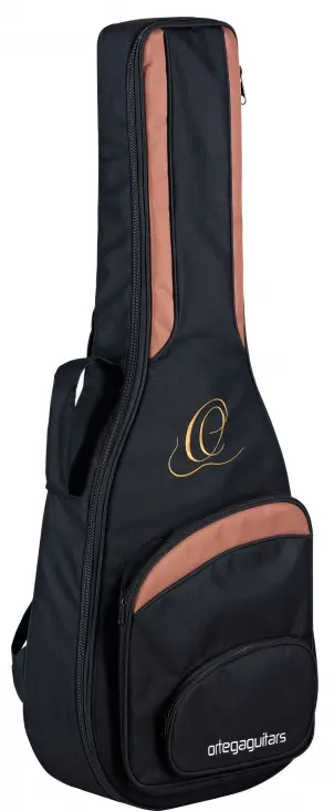 Ortega RCE138-T4BK Klassisk gitar 4/4 Thin, med mik, Slim neck 