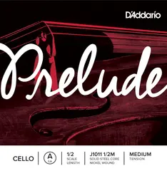 D'Addario J1011 1/2M Prelude Cello A 1/2 Medium Tension