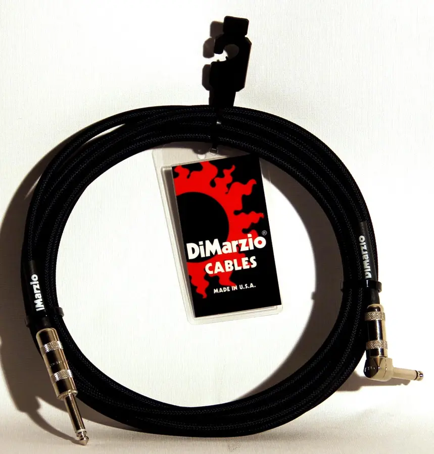 Dimarzio EP1715SRBK Instrumentkabel Braided 4,5 m. 1R/1V Black 