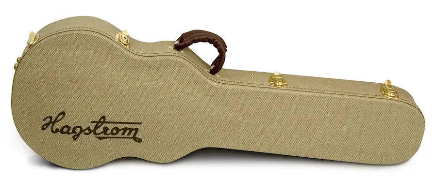 Hagstrom C54 Hardcase for Alvar-modell Vintage beige tolex 