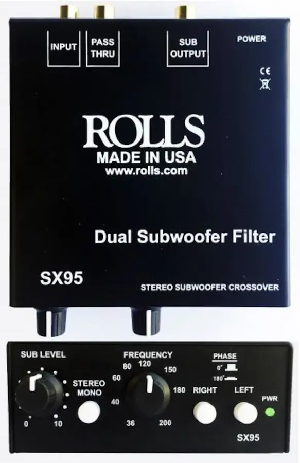 Rolls SX95 Stereo Subwoofer crossover 
