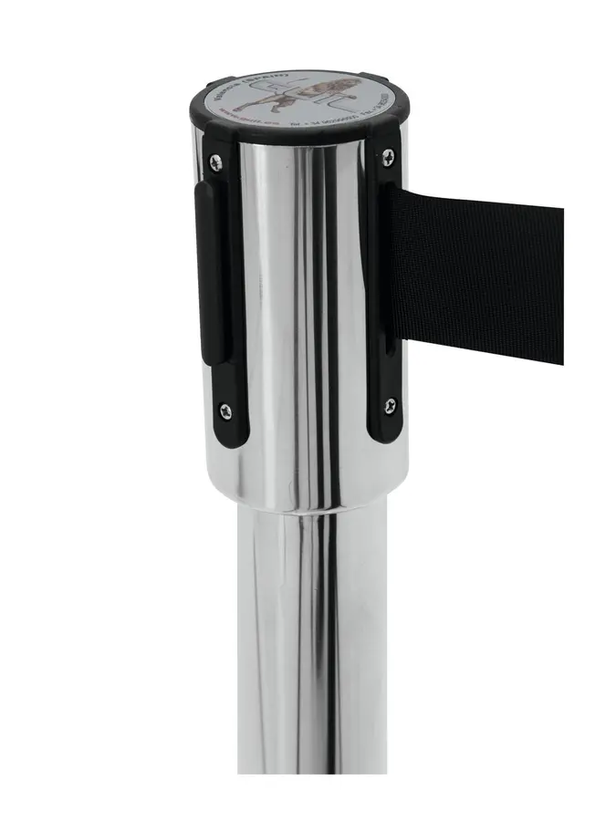 GUIL PST-11N Barrier System with Retractable Belt (black) 